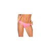 Tanga rose wetlook froncé sur les fesses 